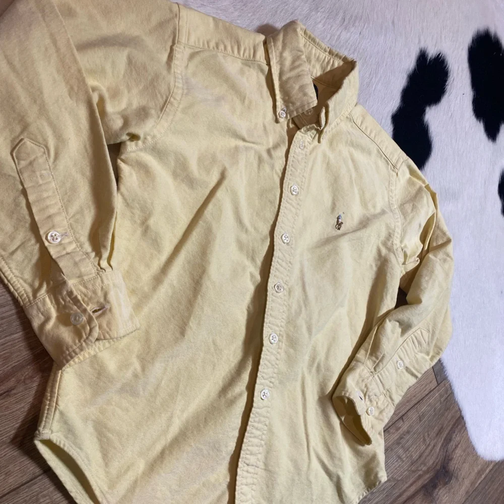 Polo Ralph Lauren Boys' Yellow Button-Down Shirt - Picture 8 of 8